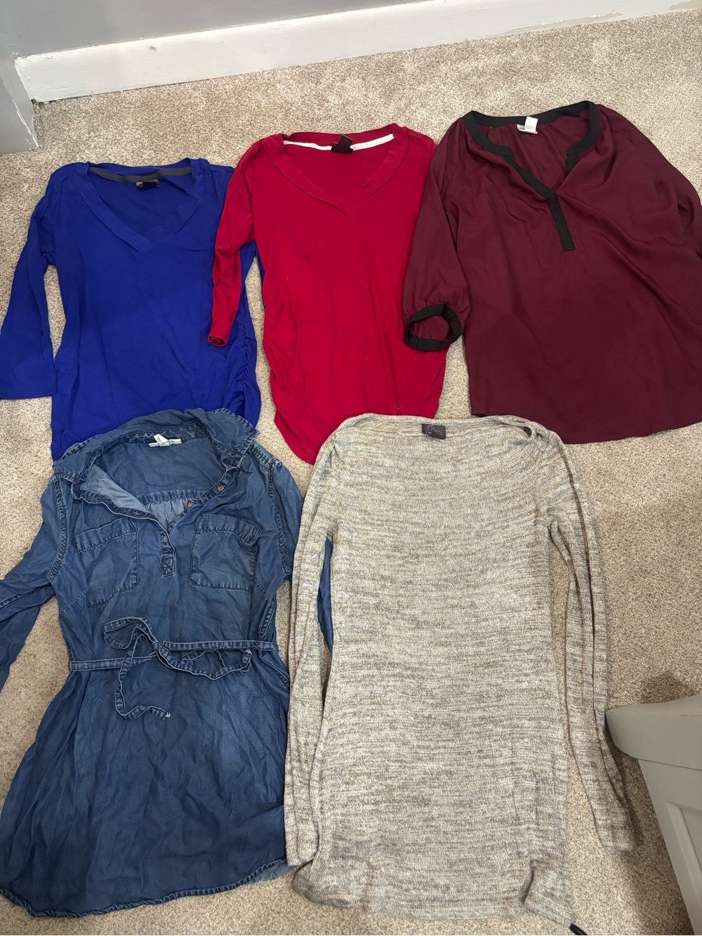 Lot of Maternity Size Small Shirts Blouse pregnancy maternity clothes